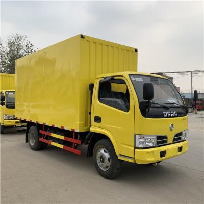 China Corrugated Iron Flatbed Dongfeng DFAC 3.5 Ton Light Duty Van Truck For Sale In Africa for sale