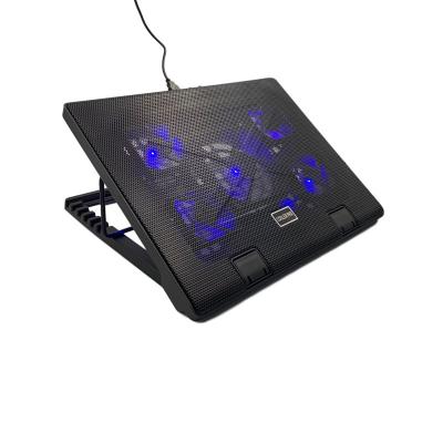 China All Factory Price Notebook Laptop Cooling Pad for Gaming with 5 Fans and Adjustable Stand for sale