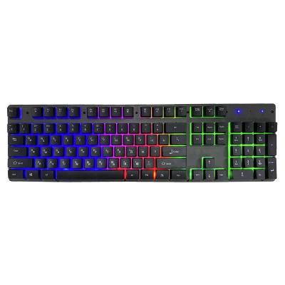 China Latest plug and play gaming keyboard multimedia computer PC game keyboard for professional gamers from keyboard manufacturer for sale