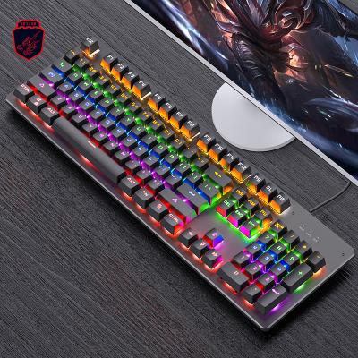 China High Quality Popular Palm Rest 2020 Gaming Wired Mechanical Keyboard With RGB Backlight For Keyboard Gamer Computer Gamer for sale