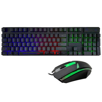 China For Game RGB Gaming Keyboard Mouse Set Hot Sales Standard Computer Accessories For Games Work At Home for sale