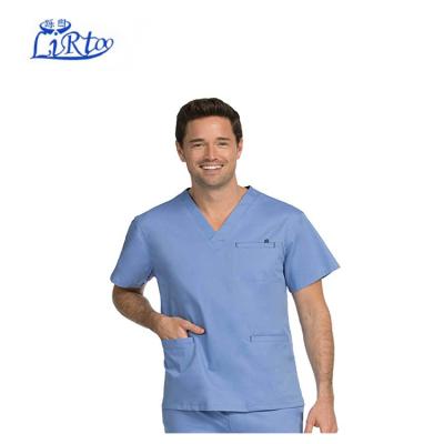 China Customization Hospital Clean Stretchy Unisex Wear Work Uniform Hospital Uniform Doctor Nurse Uniform for sale