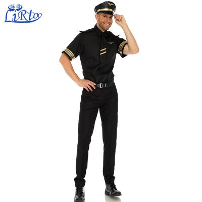 China 100% Polyester Hotel Royal Security Guard Uniforms Black Color For Sale for sale