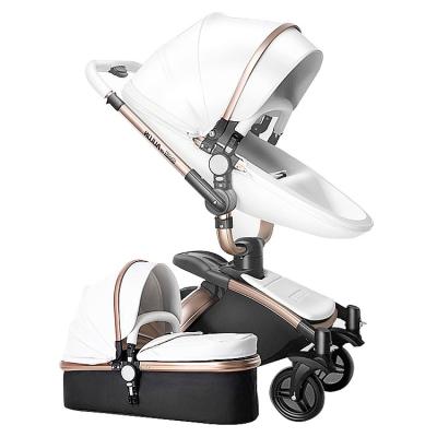 China 1888 En Approval Light China Luxury Foldable Travel System 3 In 1 Baby Stroller for sale