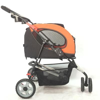 China Sustainable High Quality Multifunctional Foldable Pet Stroller For Small Animals for sale