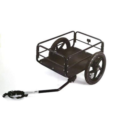 China High Quality Black Quick Release Wheels Detachable Bicycle Cargo Trailer Camper Bike Trailer Cargo New for sale