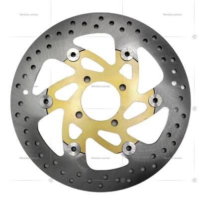 China Motorcycle Accessory 410/2cr13 Motorcycle Brake Disc 267mm Motorcycle Type Keyboard Stainless Steel Rotor for sale