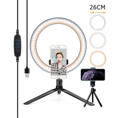 China Mini Mini Tripod Mobile Stand Kit Live Ring Lamp 10