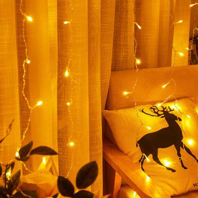 China Beautiful Romantic Garland Curtain Light 3M Led Wedding Fairy 300 String Light Christmas Light for Garden Holiday Party Bedroom Home Decoration for sale