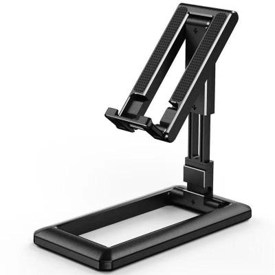 China Table Adjustable Lazy Mobile Phone Stand Portable Desk Fold Adjustable Plastic Card Mobile Phone Stand for sale