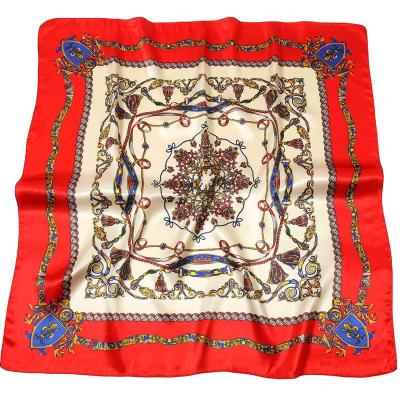 China Polyester Spring Summer Square Women's Shawl Scarf Sun Proof Scarf For Women for sale