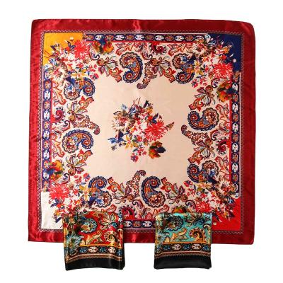 China Polyester Customized Pattern Design Women Scarf Spring Autumn Shawl For Women for sale