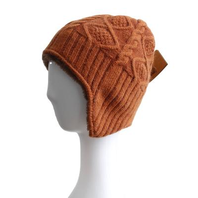 China New Arrival COMMON Women's Earmuffs Bomber Hat Warm Winter Knit Hat Beanie Hat for sale