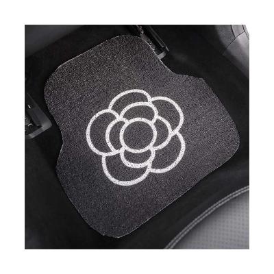 China New car cartoon A foot pad circle silk circle cartoon published on behalf of the logo advertising integrated dirt resistant foot pad for sale