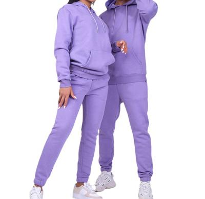 China Breathable Fitness Gym Sweatshirt Suit Custom Sweatpants And Hoodie Cotton Fleece Plain Set Color Plus Size Oversized Unisex Tracksuit for sale