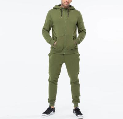 China Breathable Private Label Mens Cotton Casual Fleece Lightweight Fitness Jogger Set Oversized Hoodie Pluz Size Mens Tracksuit for sale