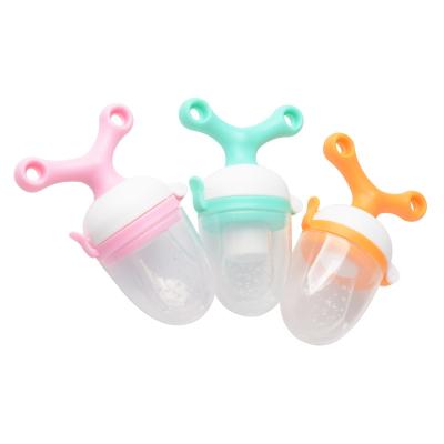 China PP Best Quality Baby Tool Baby Fresh Fruit Food Feeding Feeder With Teether Nibbler Pacifier for sale