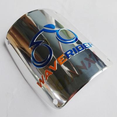 China Europe Metal Logo Signs Alu Plates Nameplates Anodized Curved Aluminum Nameplates for sale