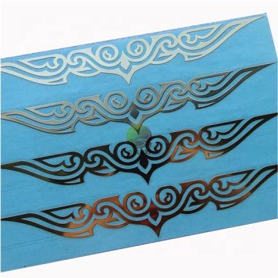 China Waterproof Permanent Adhesive Electroformed Nickel Plating Labels Metal Transfer Sticker Logos for sale