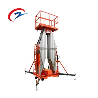 China Efficient And Safe Mobile Aluminum Alloy Lift Ladder 6-18m Aerial Work Climbing Platform for sale