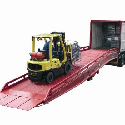 China 10T Lifting Goods CE ISO9001 Factory Machinery Mobile Container Loading Dock Adjustable Ramp for sale