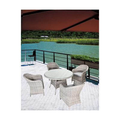 China Modern Rattan Outdoor Furniture Garden Chair Garden Furniture Chair Outdoor Dining Table for sale