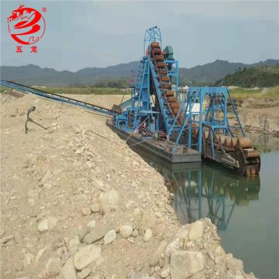 China Small Used High Capacity Gold Suction Dredger For Lakes for sale