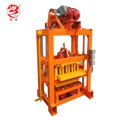 China Building Material Shops Automatic Cement Block Brick Making Machine Price For Bangladesh for sale