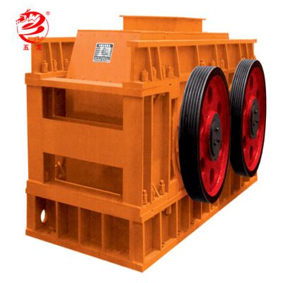 China Construction mini double roller crusher machine for stone for sale