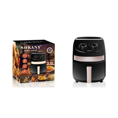 China Household New 3.5L Clean Easy High Speed ​​Electric No Oil Hot Air Deep Fryer With Anti-scalding Handle for sale