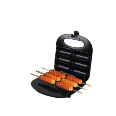 China Household High Quality Anti-stick Coated Electric Home Indoor BBQ Grill Kebab Grill Baked Sausage Platter for sale