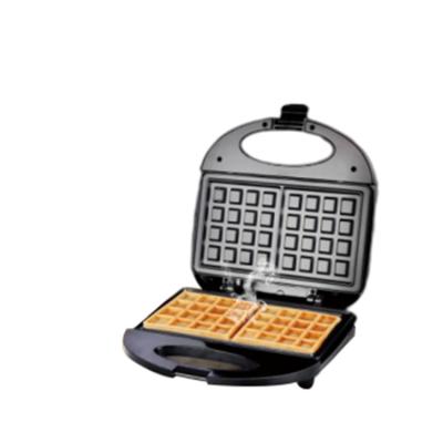 China Wholesale Adjustable Thermostat Customized Nonstick Coated Toaster Mini Waffle Maker Flatbed Sandwich Machine for sale