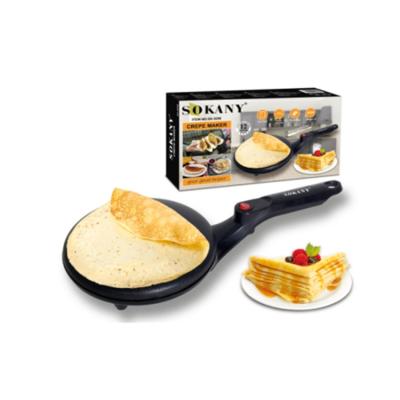 China Household Professional Approved Automatic Pancake Mini Crepe Maker Heat Roasting Snacks Machine for sale