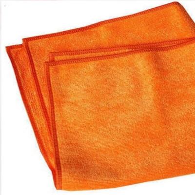 China Best Price Kid Safe Car Care Towel Orange Microfiber Cleaning Cloth For Car Cleaning Wholesale for sale