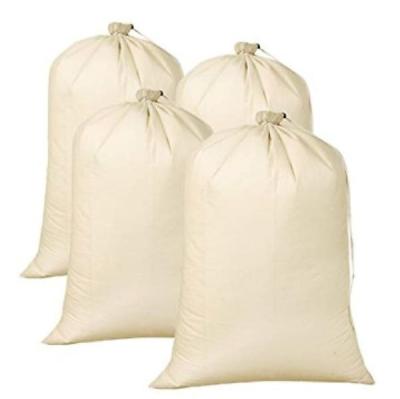 China Behind Doors/On Walls Cheapest Price Reusable Foldable Cotton Bags Laundry Bag Generic Cleaning Cotton Dry Cleaning Polyester Laundry Bags In Bulk for sale