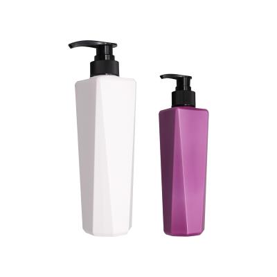 China BEAUTY PACKING Free Sample OEM ODM 300ml Body Wash Bottle 300ml PET Plastic Square Plastic Bottle for sale