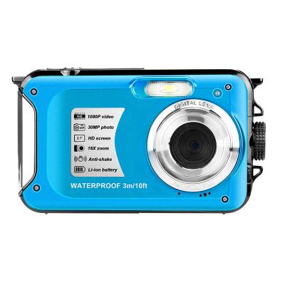 China Cheap Hot Sale 30MP Underwater Camera Waterproof Kids Camera Digital Camera with 32G SD Card 16X Digital Zoom Point and Shoot Camera for sale