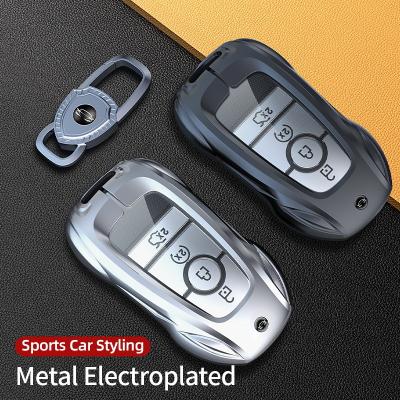 China Protect Original Car Key Compatible For Ford MONDEO FOCUS Series Car Key Case EDGE Plus ESCORT EXPLORER Metal Full Protection for sale