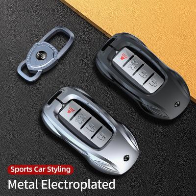 China Shield Original Car Key Compatible For Nissan Sylphy Teana Qashqai Series Car Key Case X-Trail Tiida Full Metal Shield for sale