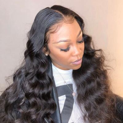 China Barely Soft Smooth Thick Shedding Ready To Ship 180% 200 Lace Front Wig, South Korea Virgin Hair Lace Frontal Wig, 30 Density 20 Inch 13x6 Curly Frontal Wig for sale