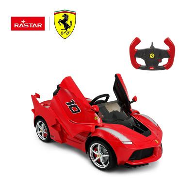 China Best Chassis Ferrari Remote Control Ride On Car For Kids Baby Car Battery Operated Kids Driving Vehicles With Open Doors New Design for sale