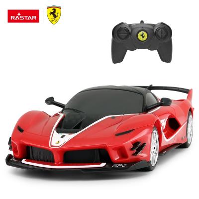 China Rastar New Products 1:24 Scale Ferrari FXX k Racing Car Toy Vehicle Eco-friendly High Speed ​​Remote Control Car For Kids 4WD 2.4Ghz for sale