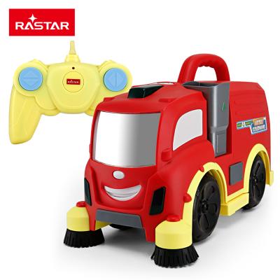 China 3 in 1 RASTAR Electric Mini Music Cleaning Toy Sweeper Dump Truck for sale