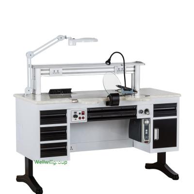 China CE Approved Modern Bachelor's Dental Lab Workstation With Drawers for sale