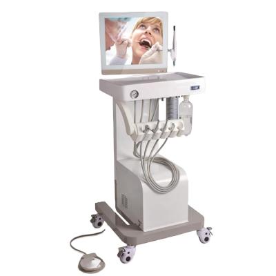 China Modern high quality portable dental unit with air compressor and intraoral camera for sale