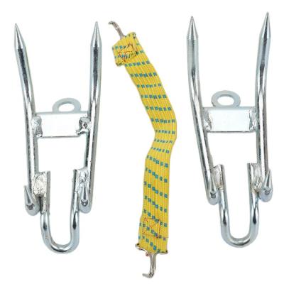 China Durable Climbing Equipment Tool Pole Safe Tree Climbing Spikes For Observation Outdoor Hunting Picking Fruit 304 Stainless Steel Shoes for sale