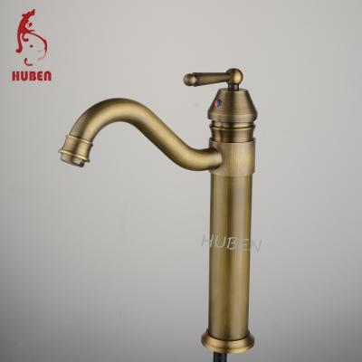 China Thermostatic Faucets Antique Bronze Color Painting Chrome Basin Faucet for sale