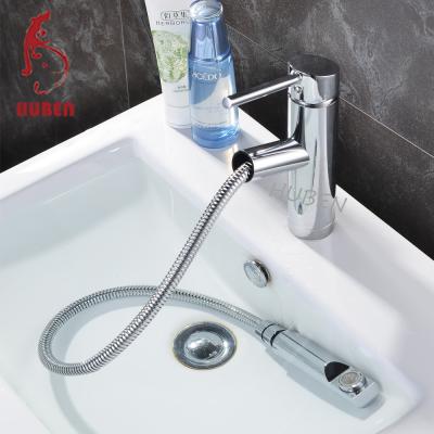 China Modern Polished Bathroom Brass Hands Freestanding Basin Faucet Accessory for sale