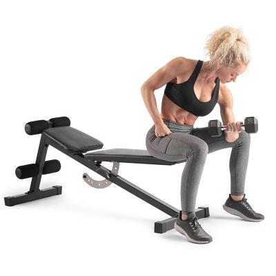 China New Version Indoor Adjustable Strength Training Bench For Body Workout With Quick Folding Weight Bench for sale