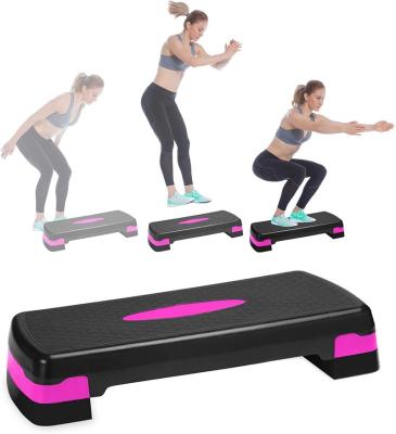 China Adjustable Home Exercise Step Platform Workout Equipment ABS Aerobic Use Step for sale